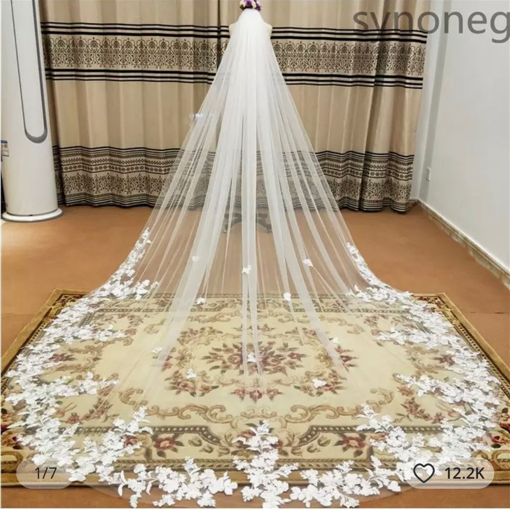 NEW Bridal Veil WHITE
